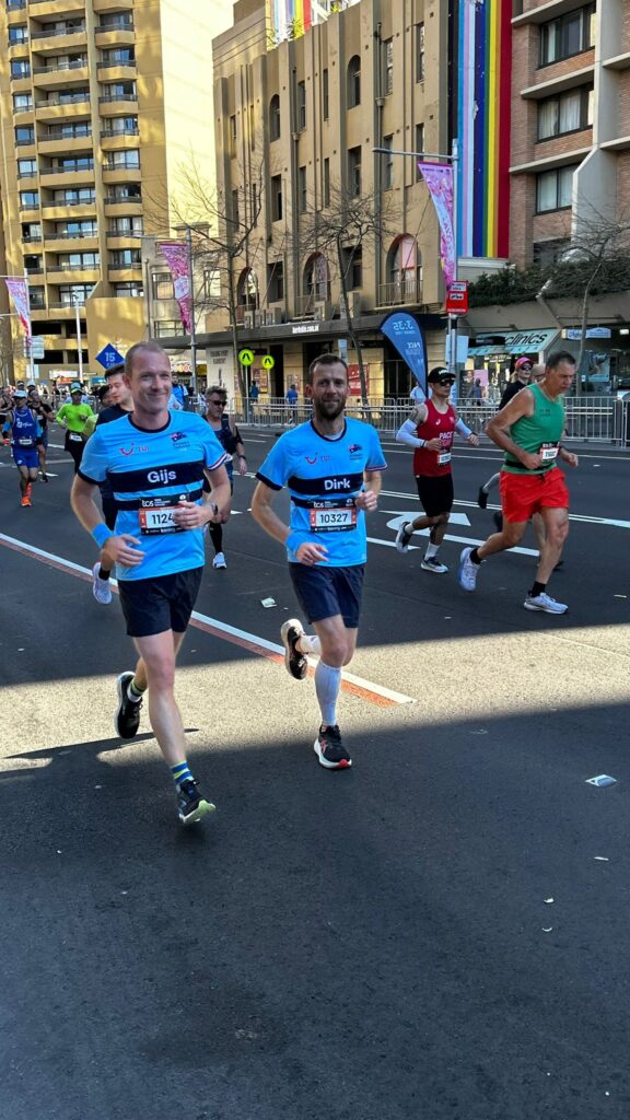 Dirk en Gijs van Hunsel Marathon Sydney