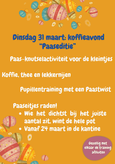 Koffieavond Paaseditie