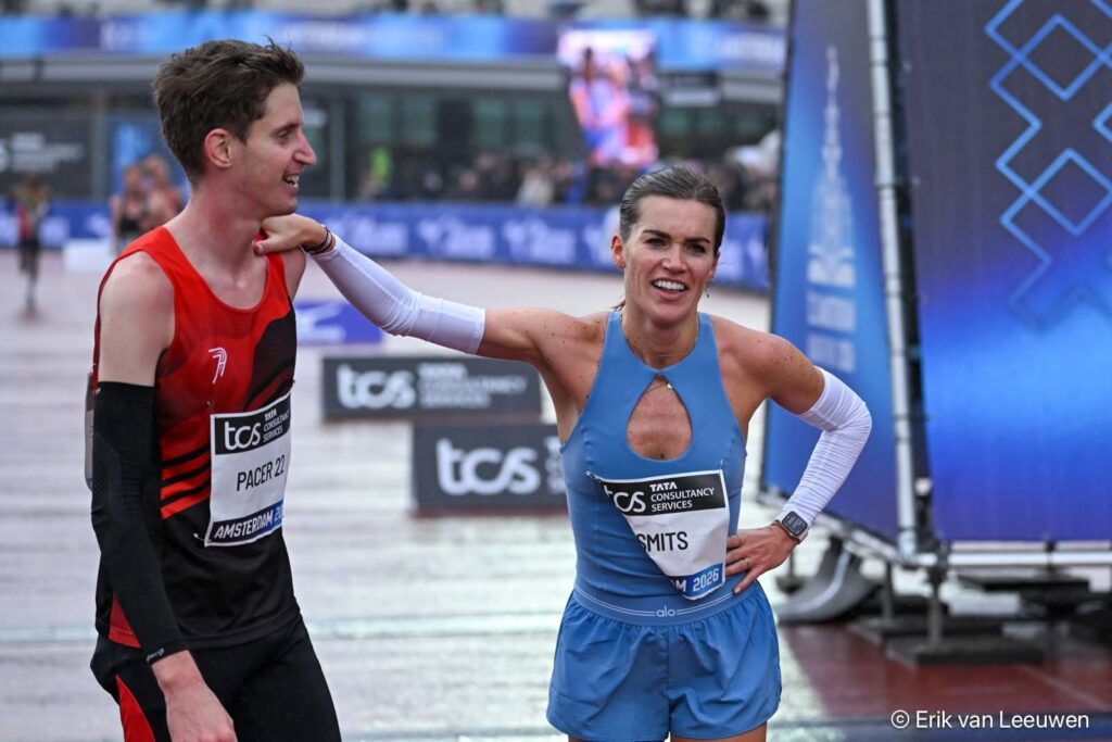 Bregje Smits na Marathon Amsterdam